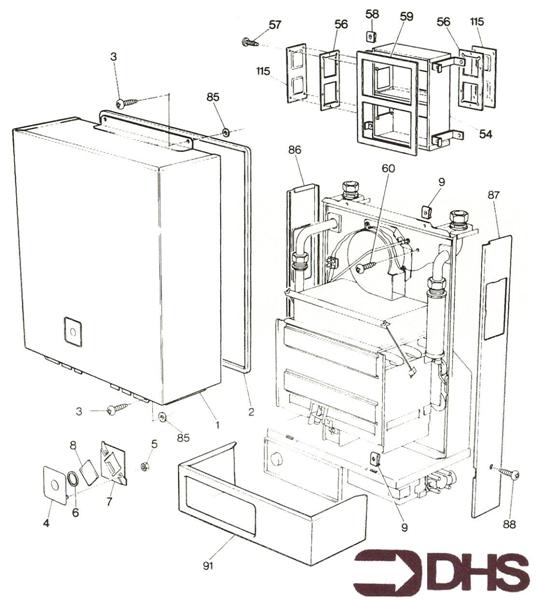 Exploded Diagram for CASING ASSY