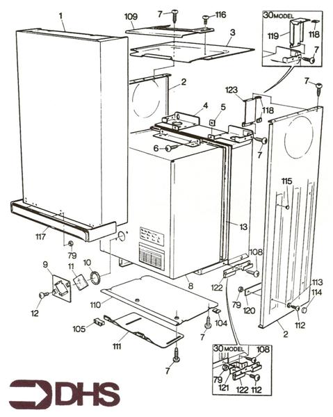 Exploded Diagram for CASING ASSY