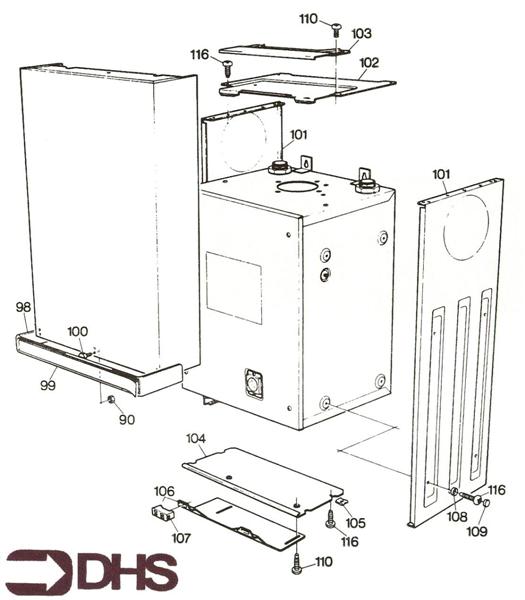 Exploded Diagram for CASING ASSY