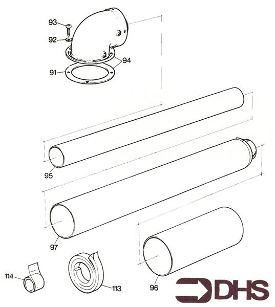 Exploded Diagram for AIR DUCT ASSY