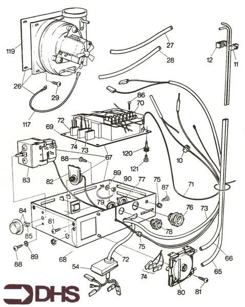 Exploded Diagram for GAS PIPE ASSY