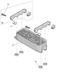 Exploded Diagram for DHW HEAT EX