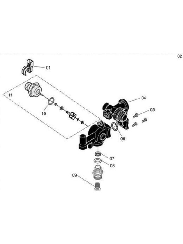 Exploded Diagram for HYDRAULICS BLOCK