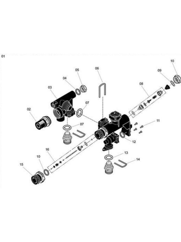 Exploded Diagram for HYDRAULICS VALVES