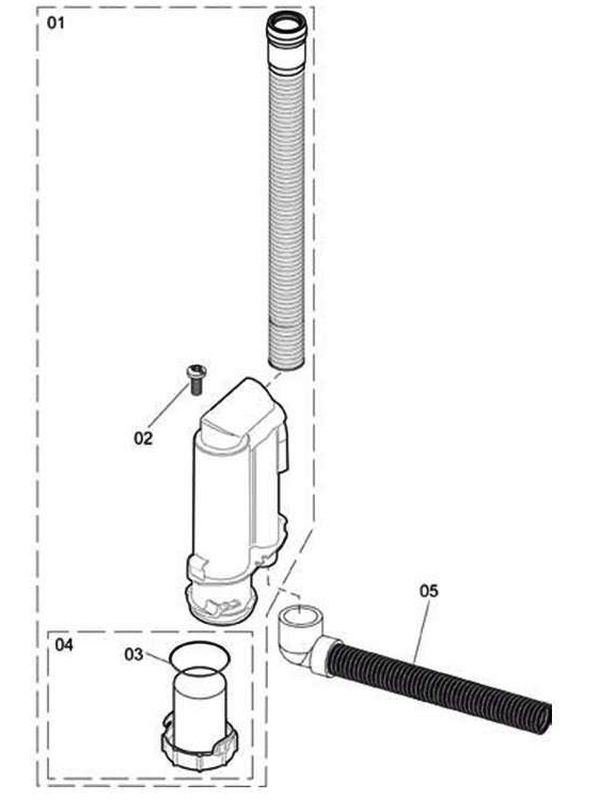 Exploded Diagram for SIPHON
