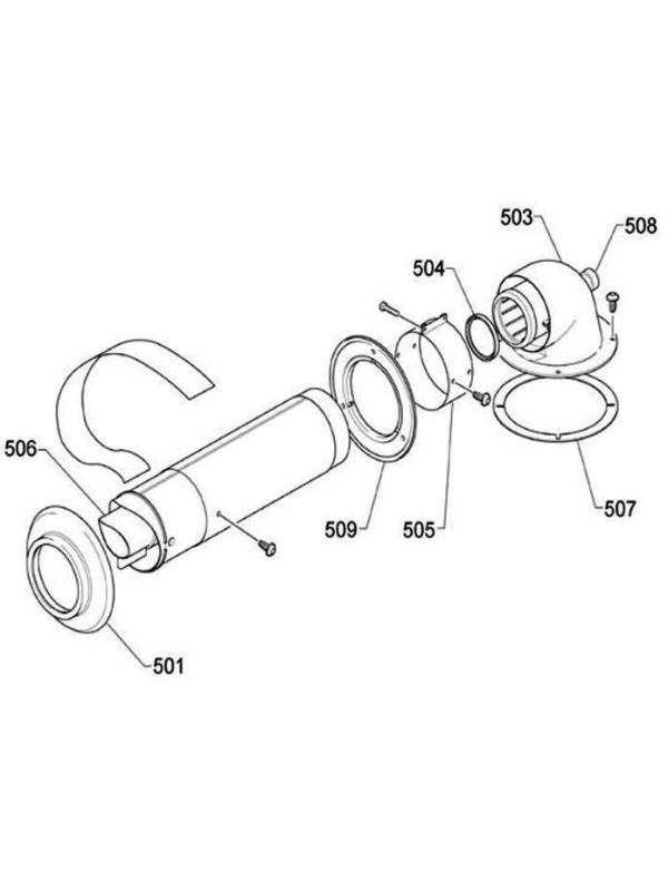 Exploded Diagram for TELESCOPIC FLUE