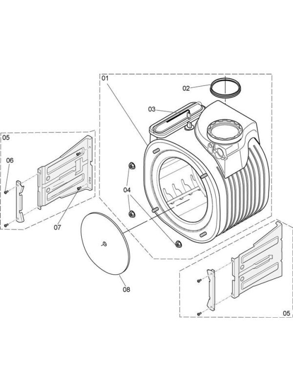 Exploded Diagram for HEA EXCHANGER
