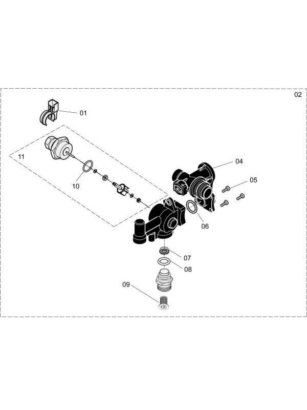 Exploded Diagram for HYDRAULICS BLOCK