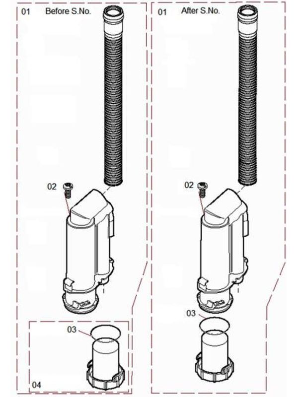Exploded Diagram for SIPHON