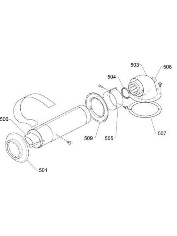 Exploded Diagram for TELESCOPIC FLUE