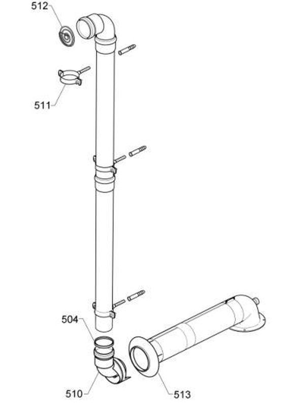 Exploded Diagram for PLUME MANAGEMENT KIT