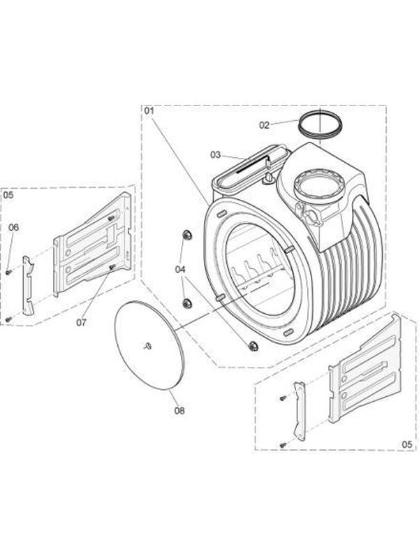 Exploded Diagram for HEA EXCHANGER