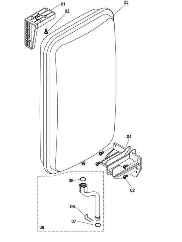 Exploded Diagram for EXPANSION VESSEL