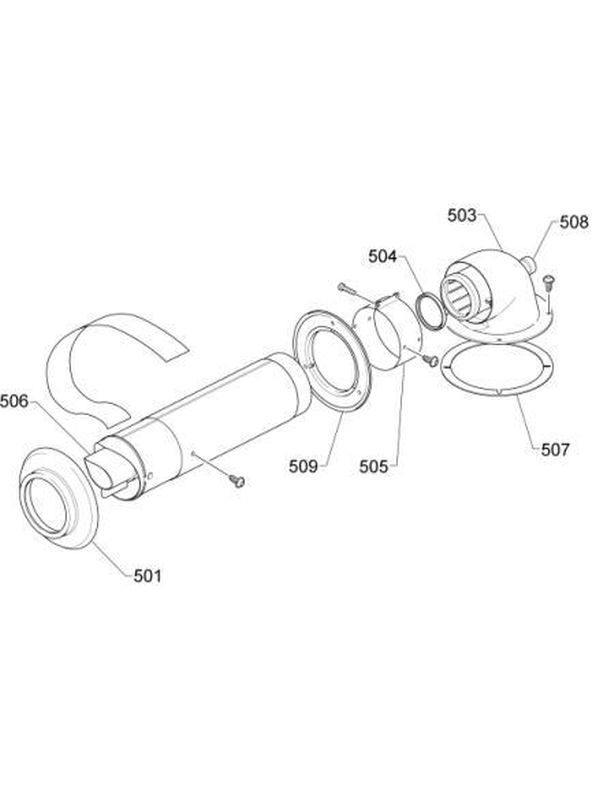 Exploded Diagram for TELESCOPIC FLUE
