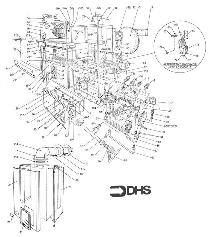 Exploded Diagram for COMPLETE MODEL WITH DIAGRAM