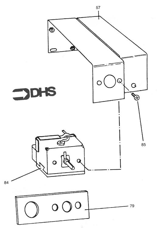 Exploded Diagram for CONTROL BOX ASSEMBLY
