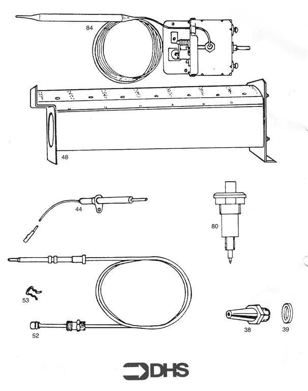 Exploded Diagram for IGNITION COMPONENTS&MISCELLANE