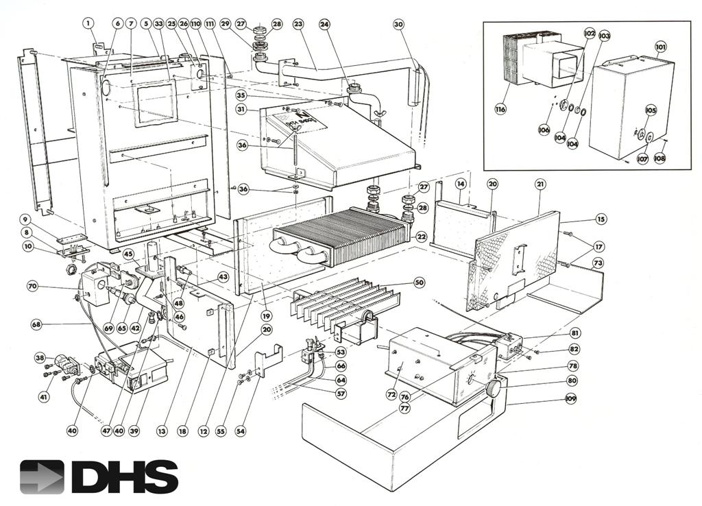 Exploded Diagram for COMPLETE MODEL WITH DIAGRAM