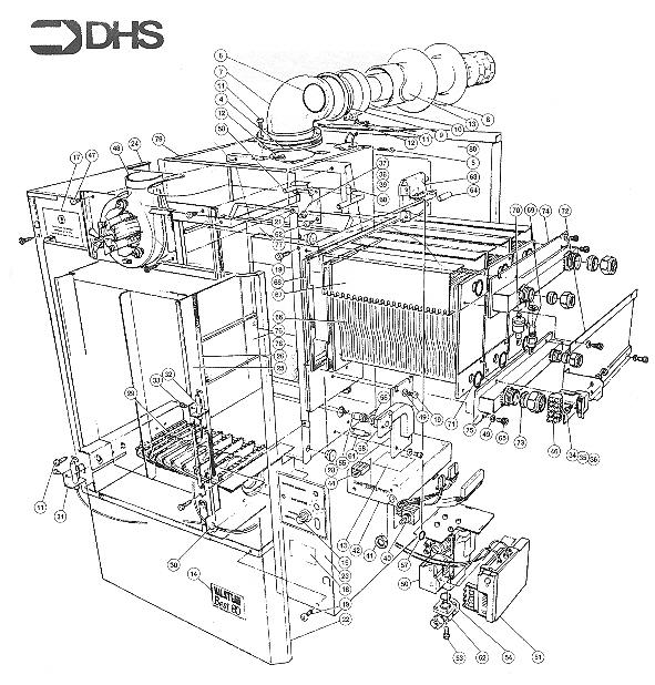 Exploded Diagram for COMPLETE MODEL WITH DIAGRAM