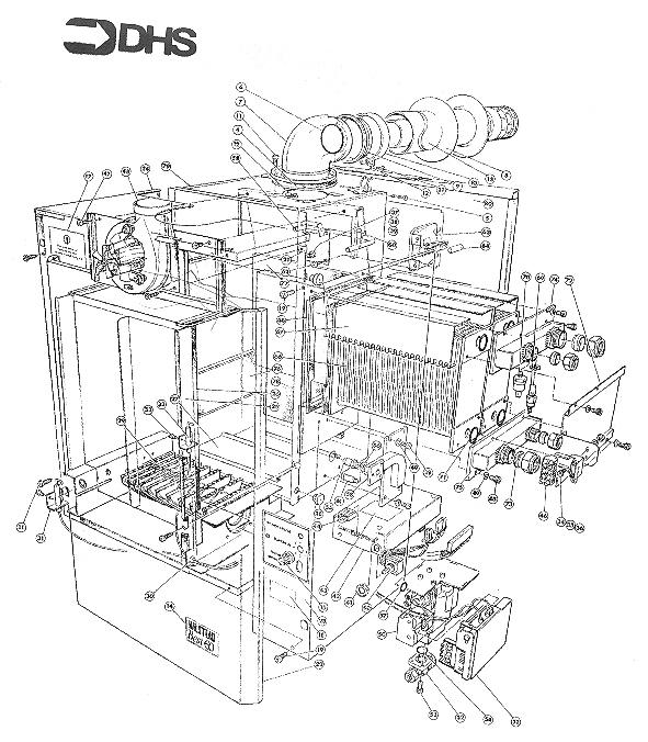 Exploded Diagram for COMPLETE MODEL WITH DIAGRAM
