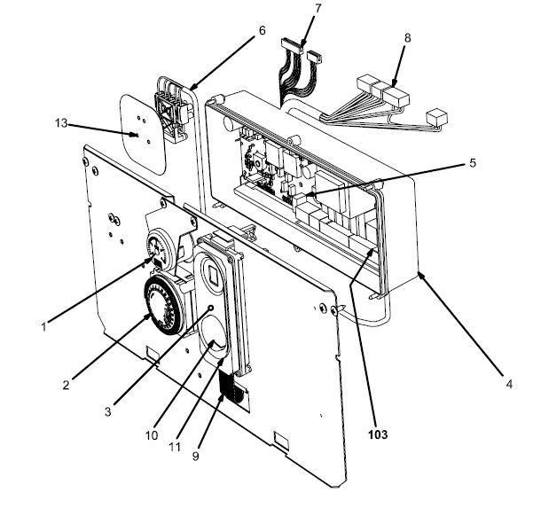 Exploded Diagram for CONTROL PANEL