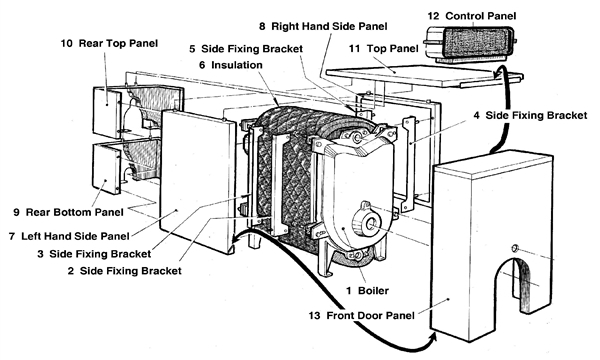 Exploded Diagram for CASING ASSEMBLY 94 - 04