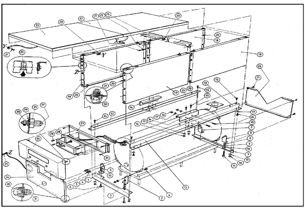 Exploded Diagram for CASING ASSEMBLY 94 - 04