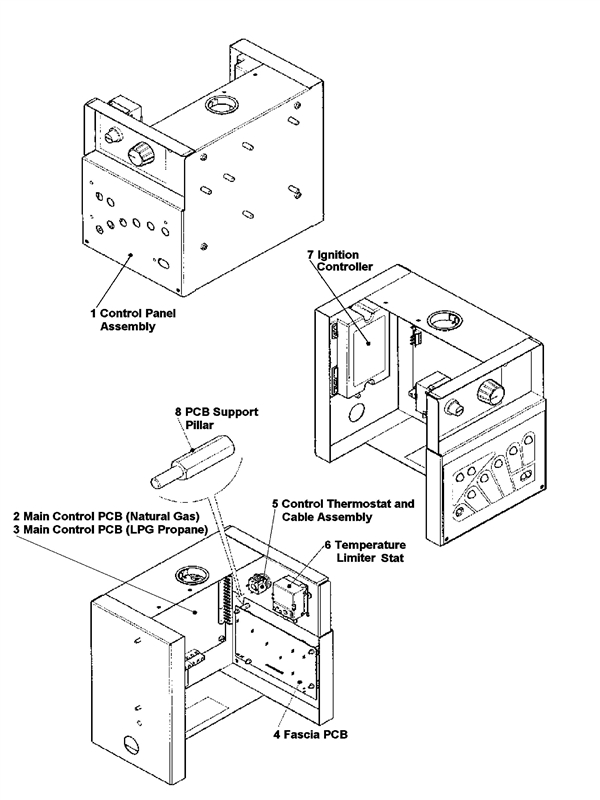 Exploded Diagram for CONTROL PANEL