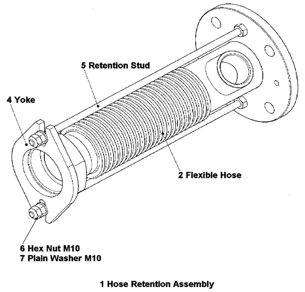 Exploded Diagram for FLEXIBLE HOSE ASSEMBLY