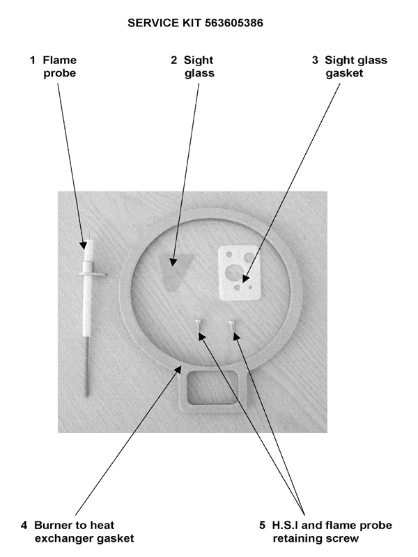 Exploded Diagram for SERVICE KIT