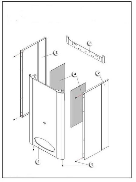 Exploded Diagram for OUTER CASING