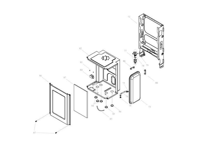 Exploded Diagram for MAIN FRAME