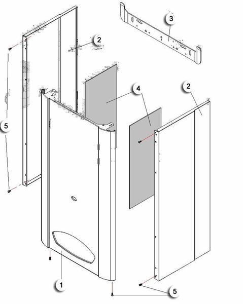 Exploded Diagram for OUTER CASING