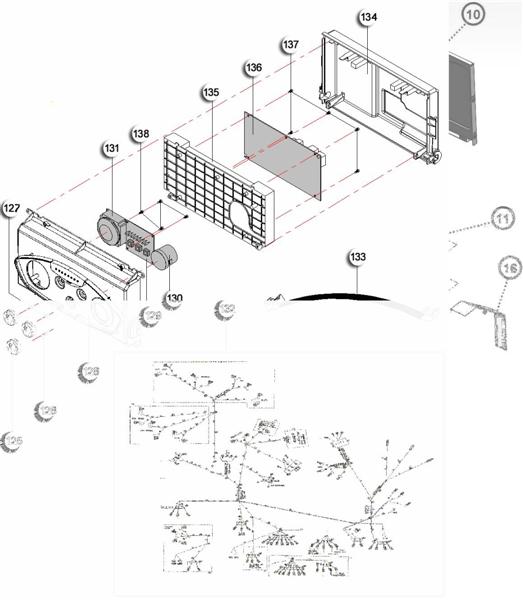Exploded Diagram for COMBUSTION CHAMBER