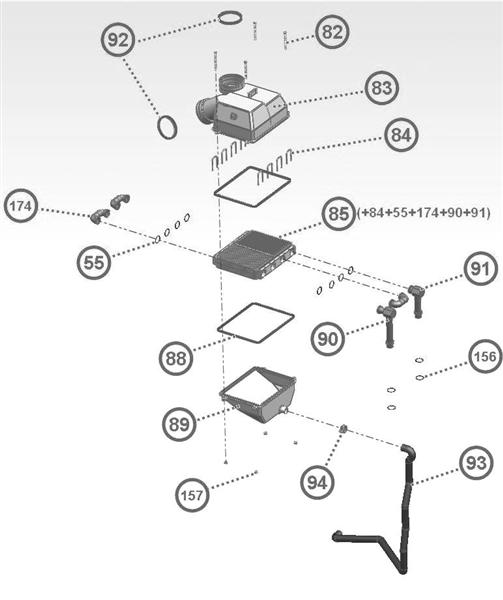 Exploded Diagram for CONDENSING UNIT