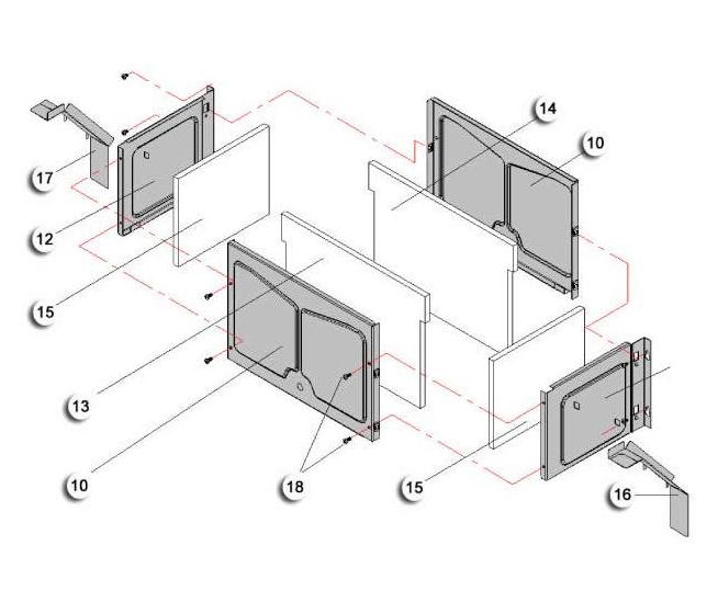 Exploded Diagram for COMBUSTION CHAMBER