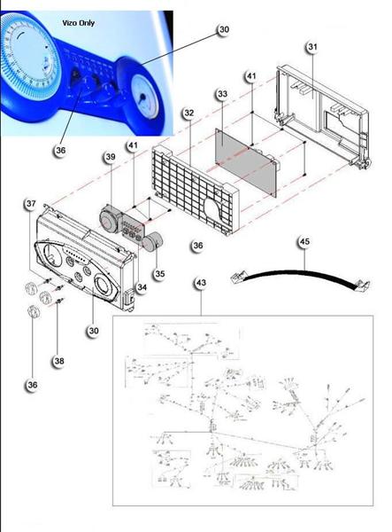 Exploded Diagram for CONTROL PANEL
