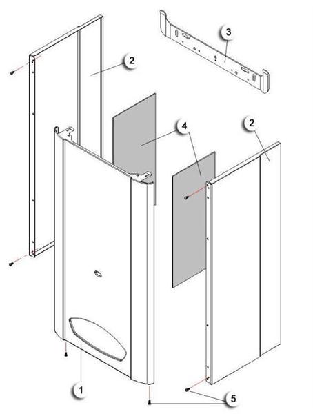 Exploded Diagram for OUTER CASING