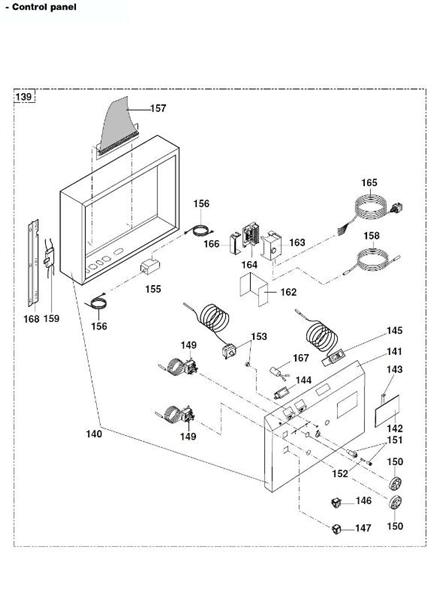 Exploded Diagram for CONTROL PANEL