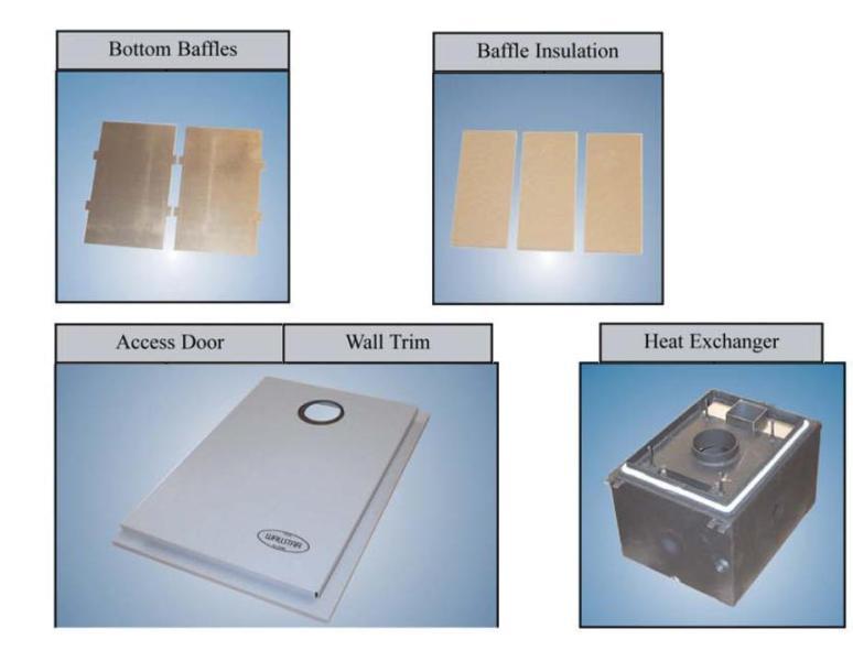 Exploded Diagram for BAFFLES & HEAT EX