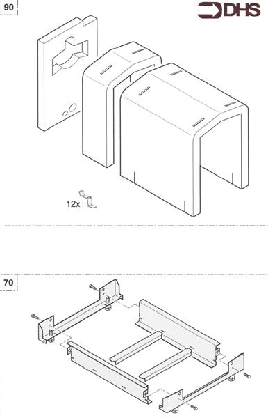 Exploded Diagram for INSULATION & BASE FRAME