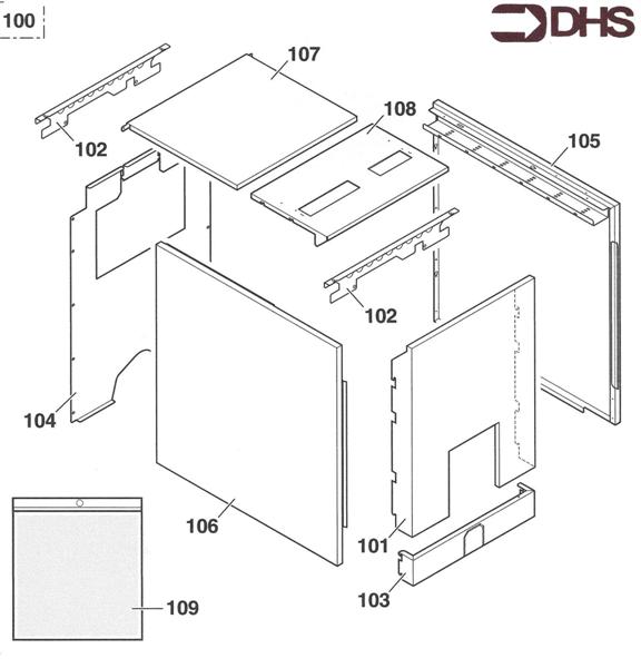 Exploded Diagram for CASING ASSY