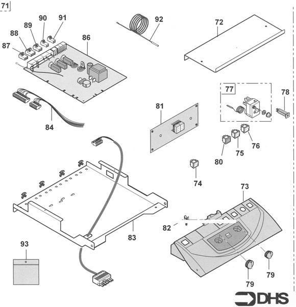 Exploded Diagram for CONTROL PANEL