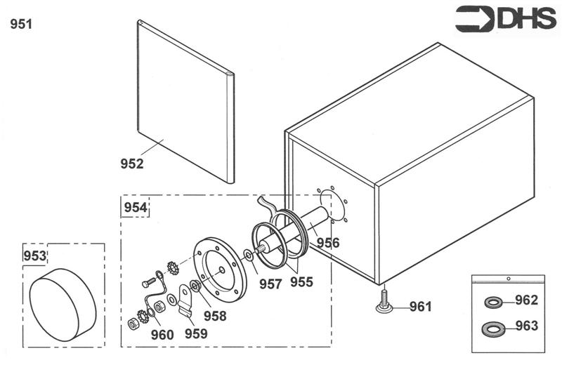 Exploded Diagram for CALORIFIER