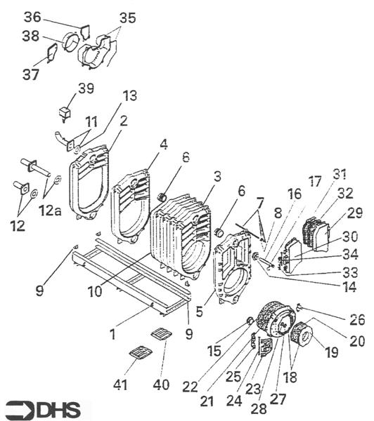 Exploded Diagram for BOILER BODY ASSY