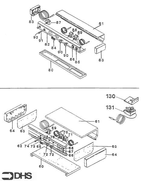 Exploded Diagram for CONTROL PANEL ASSY