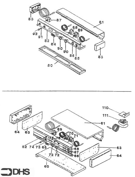 Exploded Diagram for CONTROL PANEL ASSY