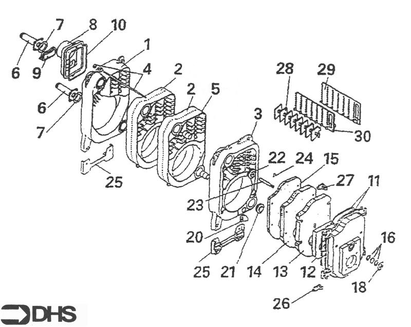 Exploded Diagram for BOILER BODY ASSY