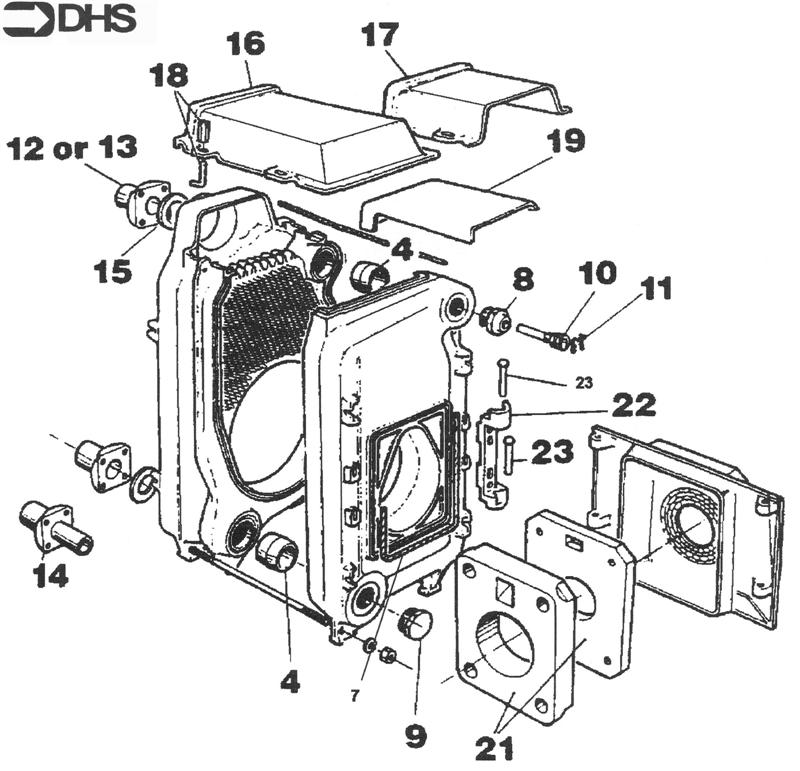 Exploded Diagram for BOILER BODY ASSY