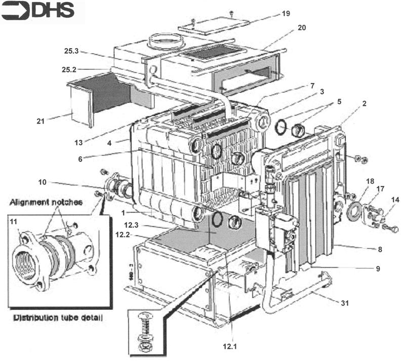 BOILER BODY ASSY 40-120 &40-10 logo